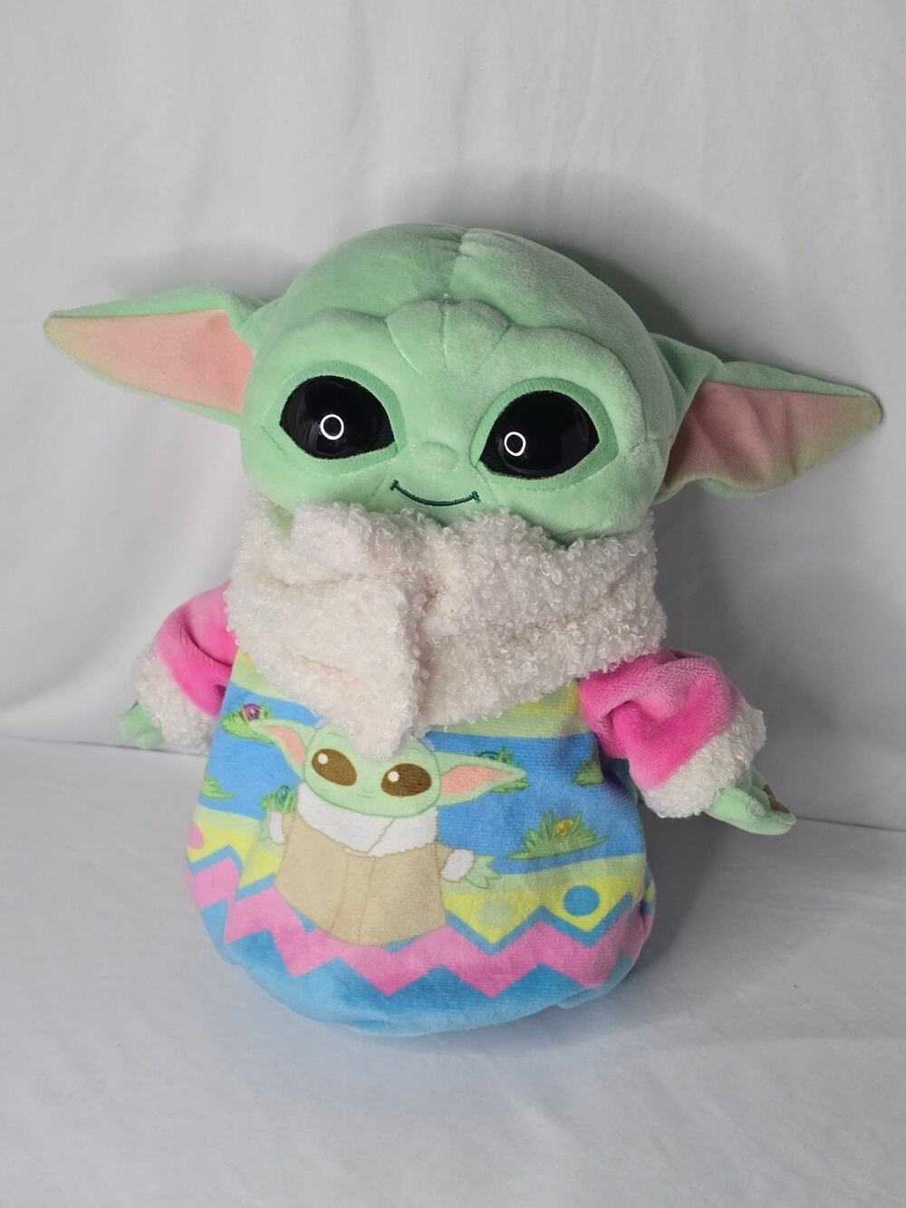 Star Wars Mandalorian Grogu Easter Plush 9 Inch 2022 Disney Mattel